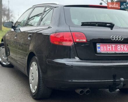 Черный Ауди А3, объемом двигателя 2 л и пробегом 230 тыс. км за 6900 $, фото 21 на Automoto.ua