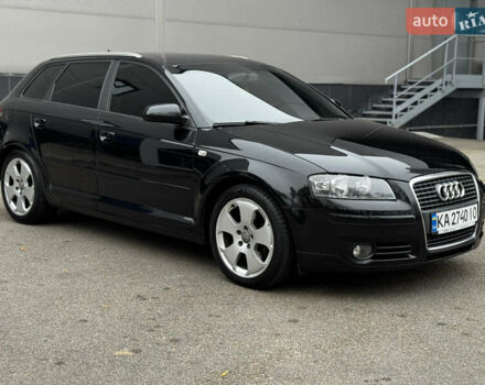 Черный Ауди А3, объемом двигателя 2 л и пробегом 200 тыс. км за 7999 $, фото 1 на Automoto.ua