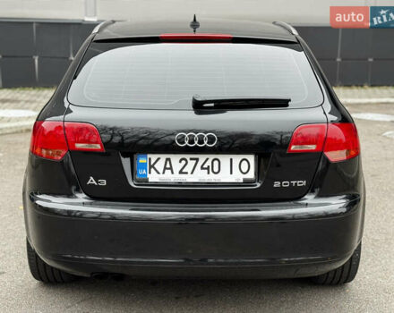 Черный Ауди А3, объемом двигателя 2 л и пробегом 200 тыс. км за 7999 $, фото 6 на Automoto.ua