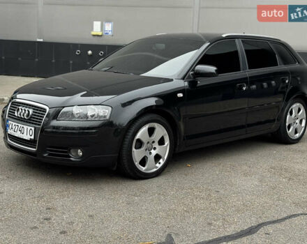 Черный Ауди А3, объемом двигателя 2 л и пробегом 200 тыс. км за 7999 $, фото 4 на Automoto.ua