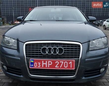 Черный Ауди А3, объемом двигателя 2 л и пробегом 221 тыс. км за 7650 $, фото 1 на Automoto.ua