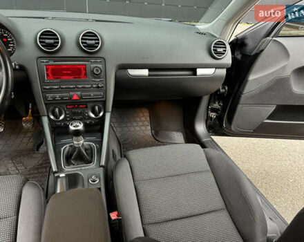 Черный Ауди А3, объемом двигателя 2 л и пробегом 200 тыс. км за 7999 $, фото 20 на Automoto.ua