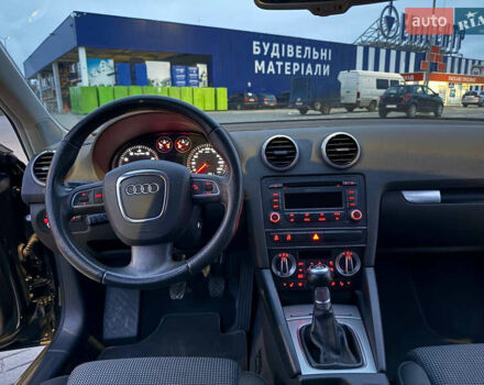 Черный Ауди А3, объемом двигателя 1.4 л и пробегом 190 тыс. км за 9300 $, фото 12 на Automoto.ua
