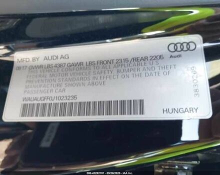 Чорний Ауді А3, об'ємом двигуна 0 л та пробігом 131 тис. км за 3400 $, фото 15 на Automoto.ua