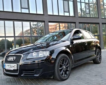Чорний Ауді А3, об'ємом двигуна 1.4 л та пробігом 182 тис. км за 6599 $, фото 1 на Automoto.ua