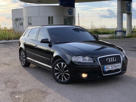 Ауди А3 2007 в Луцке на Automoto.ua Черный Ауди А3, объемом двигателя 2 л и пробегом 460 тыс. км за 7400 $, фото 1 на Automoto.ua