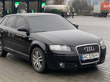 Черный Ауди А3, объемом двигателя 2 л и пробегом 465 тыс. км за 5750 $, фото 1 на Automoto.ua