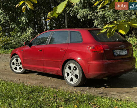 Красный Ауди А3, объемом двигателя 1.8 л и пробегом 170 тыс. км за 8300 $, фото 1 на Automoto.ua