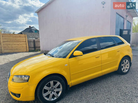 Ауді А3 2004 у Лохвице на Automoto.ua Жовтий Ауді А3, об'ємом двигуна 2 л та пробігом 97 тис. км за 8300 $, фото 1 на Automoto.ua