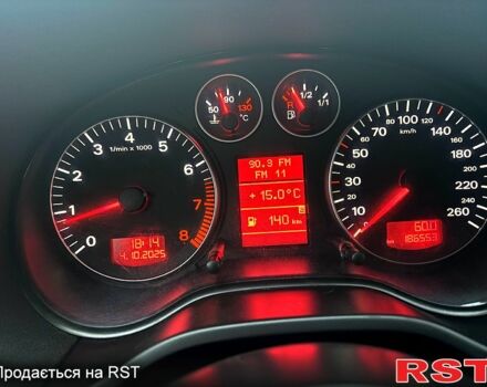 Серый Ауди А3, объемом двигателя 2 л и пробегом 186 тыс. км за 6700 $, фото 6 на Automoto.ua