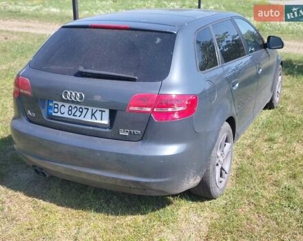Серый Ауди А3, объемом двигателя 2 л и пробегом 265 тыс. км за 7300 $, фото 4 на Automoto.ua
