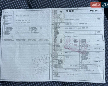 Серый Ауди А3, объемом двигателя 1.8 л и пробегом 237 тыс. км за 7500 $, фото 54 на Automoto.ua