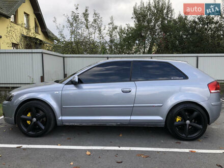 Ауді А3 2006 у Самборе на Automoto.ua Сірий Ауді А3, об'ємом двигуна 1.97 л та пробігом 311 тис. км за 6100 $, фото 1 на Automoto.ua
