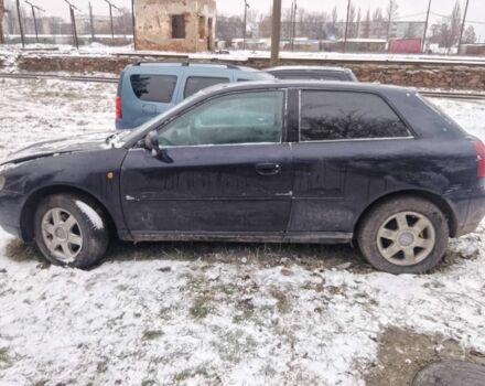 Синий Ауди А3, объемом двигателя 2 л и пробегом 370 тыс. км за 500 $, фото 1 на Automoto.ua