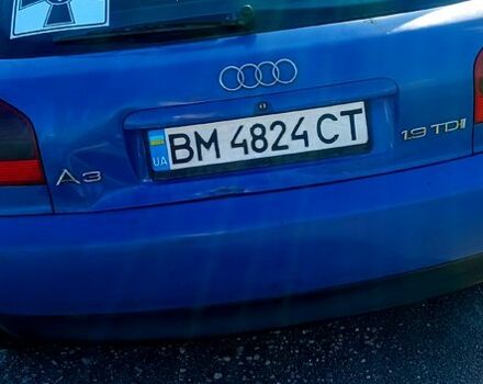 Синій Ауді А3, об'ємом двигуна 1.9 л та пробігом 450 тис. км за 2000 $, фото 1 на Automoto.ua