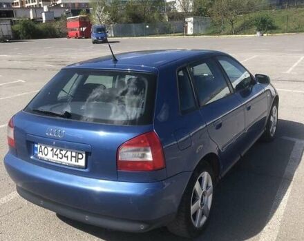 Синий Ауди А3, объемом двигателя 1.9 л и пробегом 215 тыс. км за 4200 $, фото 1 на Automoto.ua