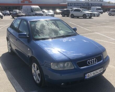 Синий Ауди А3, объемом двигателя 1.9 л и пробегом 215 тыс. км за 4200 $, фото 1 на Automoto.ua