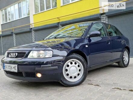 Ауді А3 2003 у Хмельницькому на Automoto.ua Синій Ауді А3, об'ємом двигуна 1.8 л та пробігом 221 тис. км за 5333 $, фото 1 на Automoto.ua
