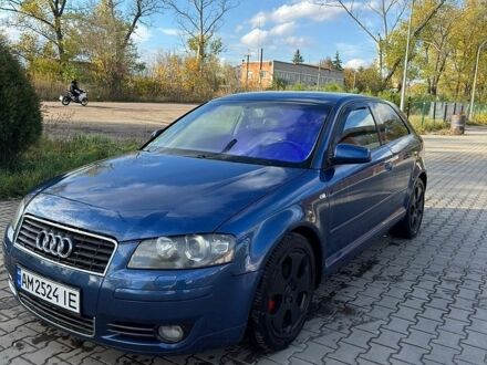 Синий Ауди А3, объемом двигателя 2 л и пробегом 357 тыс. км за 5450 $, фото 1 на Automoto.ua
