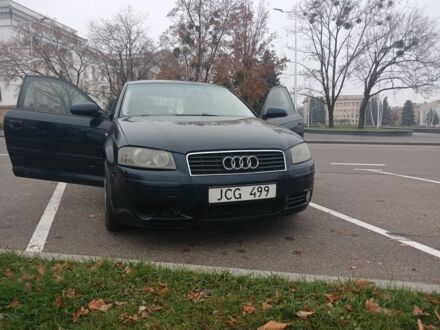 Синий Ауди А3, объемом двигателя 2 л и пробегом 348 тыс. км за 2500 $, фото 1 на Automoto.ua