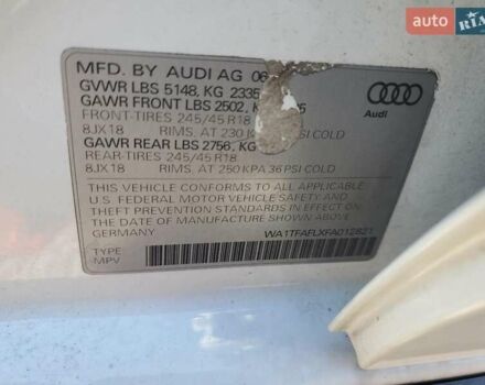 Ауді A4 Allroad 2015 у Івано-Франківську на Automoto.ua Білий Ауді A4 Allroad, об'ємом двигуна 1.98 л та пробігом 75 тис. км за 2000 $, фото 11 на Automoto.ua