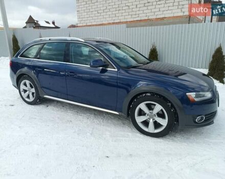 Синий Ауди А4 Олроуд, объемом двигателя 2 л и пробегом 268 тыс. км за 15000 $, фото 1 на Automoto.ua