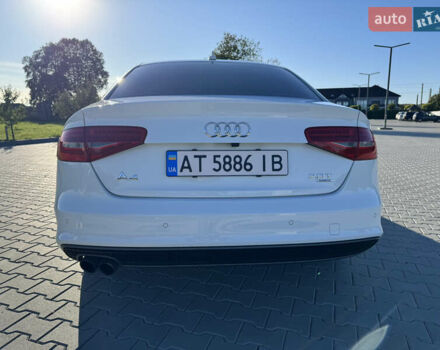 Ауди А4 2014 в Богородчанах на Automoto.ua Белый Ауди А4, объемом двигателя 1.98 л и пробегом 196 тыс. км за 11000 $, фото 6 на Automoto.ua