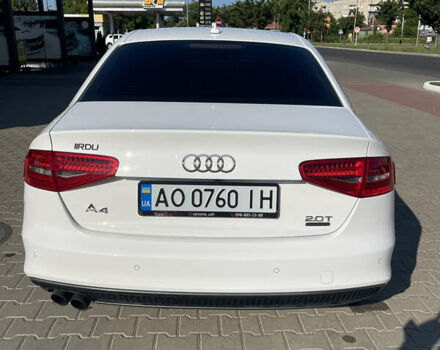 Ауди А4 2015 в Мукачеве на Automoto.ua Белый Ауди А4, объемом двигателя 1.98 л и пробегом 228 тыс. км за 14500 $, фото 6 на Automoto.ua