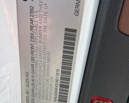 Белый Ауди А4, объемом двигателя 2 л и пробегом 55 тыс. км за 25500 $, фото 24 на Automoto.ua