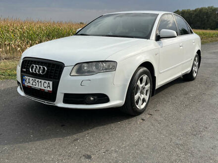 Білий Ауді А4, об'ємом двигуна 2 л та пробігом 305 тис. км за 8500 $, фото 1 на Automoto.ua