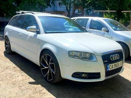 Ауди А4 2007 в Магалиновке на Automoto.ua Белый Ауди А4, объемом двигателя 2 л и пробегом 223 тыс. км за 5999 $, фото 1 на Automoto.ua