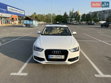 Ауди А4 2013 в Сумах на Automoto.ua Белый Ауди А4, объемом двигателя 1.98 л и пробегом 192 тыс. км за 11500 $, фото 1 на Automoto.ua