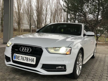 Ауди А4 2013 в Николаеве на Automoto.ua Белый Ауди А4, объемом двигателя 1.98 л и пробегом 348 тыс. км за 11999 $, фото 1 на Automoto.ua