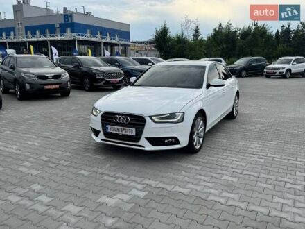 Ауди А4 2014 в Киеве на Automoto.ua Белый Ауди А4, объемом двигателя 2 л и пробегом 83 тыс. км за 18700 $, фото 1 на Automoto.ua