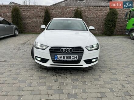 Белый Ауди А4, объемом двигателя 2 л и пробегом 155 тыс. км за 14300 $, фото 1 на Automoto.ua