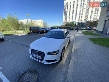 Ауди А4 2014 в Львове на Automoto.ua Белый Ауди А4, объемом двигателя 1.97 л и пробегом 295 тыс. км за 13500 $, фото 1 на Automoto.ua