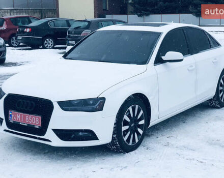 Білий Ауді А4, об'ємом двигуна 2 л та пробігом 157 тис. км за 12000 $, фото 1 на Automoto.ua