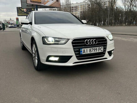 Ауді А4 2015 у Києві на Automoto.ua Білий Ауді А4, об'ємом двигуна 2 л та пробігом 193 тис. км за 16000 $, фото 1 на Automoto.ua