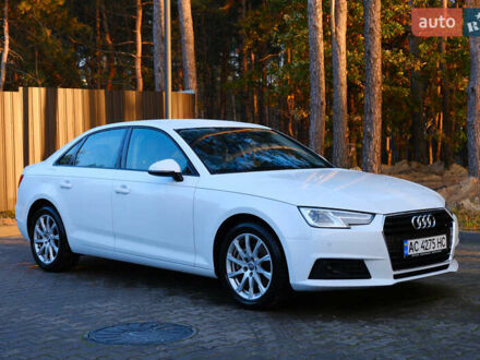 Ауди А4 2017 в Киеве на Automoto.ua Белый Ауди А4, объемом двигателя 1.97 л и пробегом 104 тыс. км за 23500 $, фото 1 на Automoto.ua
