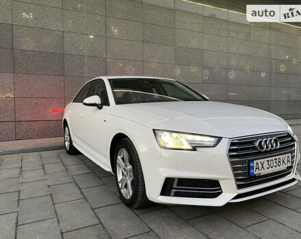 Ауді A4 2018 у Харкові на Automoto.ua Білий Ауді A4, об'ємом двигуна 2 л та пробігом 20 тис. км за 24600 $, фото 1 на Automoto.ua