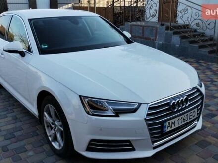 Ауди А4 2018 в Андрушевке на Automoto.ua Белый Ауди А4, объемом двигателя 2 л и пробегом 168 тыс. км за 22000 $, фото 1 на Automoto.ua