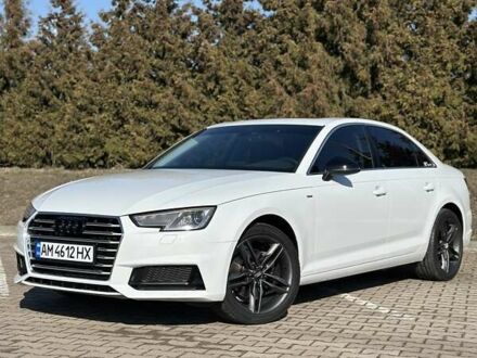 Ауді А4 2019 у Києві на Automoto.ua Білий Ауді А4, об'ємом двигуна 1.98 л та пробігом 84 тис. км за 21999 $, фото 1 на Automoto.ua