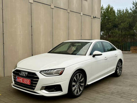 Ауди А4 2020 в Луцке на Automoto.ua Белый Ауди А4, объемом двигателя 1.98 л и пробегом 39 тыс. км за 28990 $, фото 1 на Automoto.ua