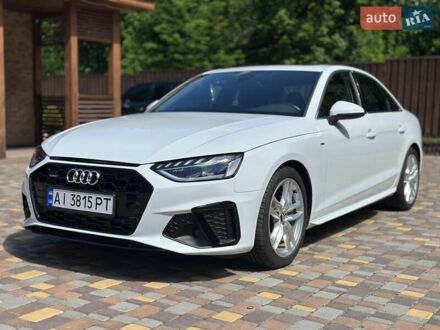 Ауді А4 2020 у Борисполе на Automoto.ua Білий Ауді А4, об'ємом двигуна 1.98 л та пробігом 38 тис. км за 29900 $, фото 1 на Automoto.ua