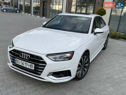 Ауди А4 2021 в Тернополе на Automoto.ua Белый Ауди А4, объемом двигателя 1.97 л и пробегом 45 тыс. км за 27700 $, фото 1 на Automoto.ua