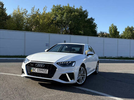 Ауди А4 2024 в Львове на Automoto.ua Белый Ауди А4, объемом двигателя 1.98 л и пробегом 9 тыс. км за 36500 $, фото 1 на Automoto.ua