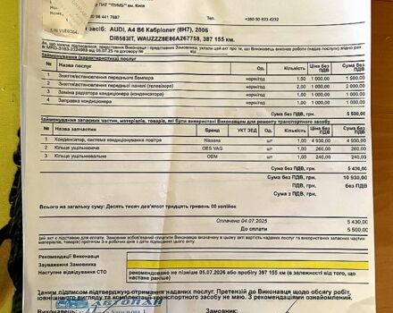 Черный Ауди А4, объемом двигателя 1.9 л и пробегом 390 тыс. км за 4200 $, фото 9 на Automoto.ua