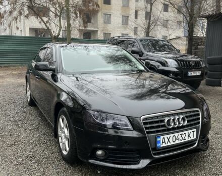 Черный Ауди А4, объемом двигателя 2 л и пробегом 270 тыс. км за 10200 $, фото 1 на Automoto.ua