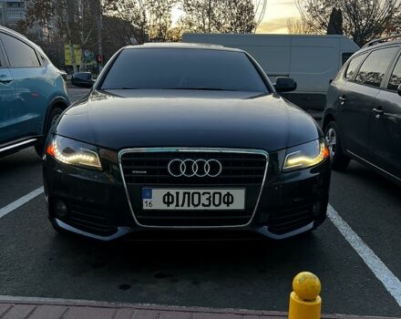 Чорний Ауді А4, об'ємом двигуна 2 л та пробігом 221 тис. км за 9500 $, фото 1 на Automoto.ua