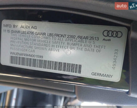 Черный Ауди А4, объемом двигателя 1.98 л и пробегом 56 тыс. км за 4500 $, фото 6 на Automoto.ua